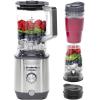 imageGE 5Speed Blender  2 16 Oz Cups  Kitchen Blender for Shakes Smoothies ampamp More  64 Oz Jar 810 Servings  Stainless Steel Blades ampamp Exterior  1000 WattsBlender with Personal Cups