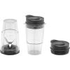 imageGE 5Speed Blender  2 16 Oz Cups  Kitchen Blender for Shakes Smoothies ampamp More  64 Oz Jar 810 Servings  Stainless Steel Blades ampamp Exterior  1000 WattsBlender with Personal Cups