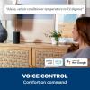 imageGE AWCS10WWA Window Air Conditioner WiFi Enabled EnergyEfficient Cooling for Medium Rooms up to 450 sq ft Easy Install Kit Control Using Remote or Smartphone App New 10000 BTU WhiteWhite