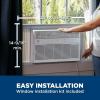 imageGE AWCS10WWA Window Air Conditioner WiFi Enabled EnergyEfficient Cooling for Medium Rooms up to 450 sq ft Easy Install Kit Control Using Remote or Smartphone App New 10000 BTU WhiteWhite