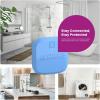 imageGE Appliances SmartHQ WiFi Water Leak Detector Personal Security Water Leak Alarm with App Alerts Wireless Leak Detection for Bathroom Laundry Room Basement Garage SPLK10N01A Battery Included1 Sensor  Gateway