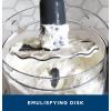 imageGE Food Processor  12 Cup  Complete With 3 Feeding Tubes ampamp Stainless Steel Accessories  3 Discs  Dough Blade  3 Speed  Great for Shredded Cheese Chicken ampamp More  Kitchen Essentials  550 Watts