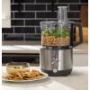 imageGE Food Processor  12 Cup  Complete With 3 Feeding Tubes ampamp Stainless Steel Accessories  3 Discs  Dough Blade  3 Speed  Great for Shredded Cheese Chicken ampamp More  Kitchen Essentials  550 Watts