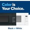 imageGE GCST14S1WWW Microwave Oven1100watt 7 Auto Cooking Settings ChildLock Technology Kitchen Essentials for The Countertop Dorm Room or Apartment 14 Cu Ft WhiteWhite