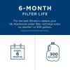 imageGE MSWF Refrigerator Water Filter  Certified to Reduce Lead Sulfer and 50 Other Impurities Pack of 1