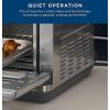 imageGE Mechanical Air Fryer Toaster Oven  Accessory Set  Convection Toaster with 7 Cook Modes  Large Capacity Oven  Fits 12quot Pizza  Countertop Kitchen Essentials  Stainless SteelDigital Controls