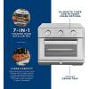 imageGE Mechanical Air Fryer Toaster Oven  Accessory Set  Convection Toaster with 7 Cook Modes  Large Capacity Oven  Fits 12quot Pizza  Countertop Kitchen Essentials  Stainless SteelMechanical Controls