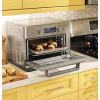 imageGE Mechanical Air Fryer Toaster Oven  Accessory Set  Convection Toaster with 7 Cook Modes  Large Capacity Oven  Fits 12quot Pizza  Countertop Kitchen Essentials  Stainless SteelDigital Controls