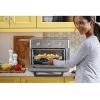 imageGE Mechanical Air Fryer Toaster Oven  Accessory Set  Convection Toaster with 7 Cook Modes  Large Capacity Oven  Fits 12quot Pizza  Countertop Kitchen Essentials  Stainless SteelMechanical Controls