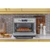imageGE Mechanical Air Fryer Toaster Oven  Accessory Set  Convection Toaster with 7 Cook Modes  Large Capacity Oven  Fits 12quot Pizza  Countertop Kitchen Essentials  Stainless SteelDigital Controls