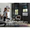 imageGE PROFILE PWDV10WWF 10000 BTU Inverter Window Air Conditioner Unit Energy Efficient AC Cooling up to 450 sq ft Ultra Quiet Smart Home Capable Includes Remote and Install Kit WhiteWhite