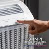 imageGE PROFILE PWDV10WWF 10000 BTU Inverter Window Air Conditioner Unit Energy Efficient AC Cooling up to 450 sq ft Ultra Quiet Smart Home Capable Includes Remote and Install Kit WhiteWhite