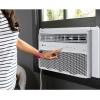 imageGE PROFILE PWDV10WWF 10000 BTU Inverter Window Air Conditioner Unit Energy Efficient AC Cooling up to 450 sq ft Ultra Quiet Smart Home Capable Includes Remote and Install Kit WhiteWhite