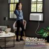 imageGE PROFILE PWDV10WWF 10000 BTU Inverter Window Air Conditioner Unit Energy Efficient AC Cooling up to 450 sq ft Ultra Quiet Smart Home Capable Includes Remote and Install Kit WhiteWhite