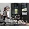 imageGE PROFILE PWDV10WWF 10000 BTU Inverter Window Air Conditioner Unit Energy Efficient AC Cooling up to 450 sq ft Ultra Quiet Smart Home Capable Includes Remote and Install Kit WhiteWhite