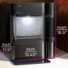 imageGE Profile Opal 20 with 075 Gallon Tank Chewable Crunchable Countertop Nugget Ice Maker Scoop included 38 lbs in 24 hours Pellet Ice Machine with WiFi ampamp Smart Connected Stainless SteelBlack Stainless