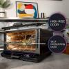imageGE Profile Smart Oven with No Preheat 11in1 Countertop Oven including Air Fry Warm Toast Broil Roast Pastry Reheat and more WiFi and Smart Connected Black