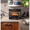 imageGE Profile Smart Oven with No Preheat 11in1 Countertop Oven including Air Fry Warm Toast Broil Roast Pastry Reheat and more WiFi and Smart Connected Black