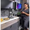 imageGE Profile Smart Stand Mixer wBuiltIn Smart Scale ampamp Auto Sense Technology 7qt Stainless Steel Bowl 11 Speed l Dough Hook Beater 11wire whip l works wAmazon Alexa ampamp Google Home l Stone WhiteMineral Silver
