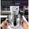 imageGE Profile Smart Stand Mixer wBuiltIn Smart Scale ampamp Auto Sense Technology 7qt Stainless Steel Bowl 11 Speed l Dough Hook Beater 11wire whip l works wAmazon Alexa ampamp Google Home l Stone WhiteMineral Silver