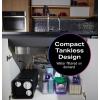 imageGE Profile Tankless Reverse Osmosis Under Sink Water Filtration System with Faucet Reduces 95 Impurities including Lead Chlorine PFOS Arsenic ampamp More Filters FQ400PT FQ400MT PXRQ400TPXRQ400T