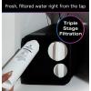 imageGE Profile Tankless Reverse Osmosis Under Sink Water Filtration System with Faucet Reduces 95 Impurities including Lead Chlorine PFOS Arsenic ampamp More Filters FQ400PT FQ400MT PXRQ400TPXRQ400T
