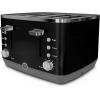 imageGE Stainless Steel 4 Slice Toaster  Extra Wide Slots for Bagels Breads Waffles ampamp More  7 Shade Options  Countertop Kitchen Essentials  1500 wattBlack