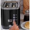 imageGE Stainless Steel 4 Slice Toaster  Extra Wide Slots for Bagels Breads Waffles ampamp More  7 Shade Options  Countertop Kitchen Essentials  1500 wattBlack