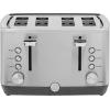 imageGE Stainless Steel 4 Slice Toaster  Extra Wide Slots for Bagels Breads Waffles ampamp More  7 Shade Options  Countertop Kitchen Essentials  1500 wattStainless Steel