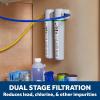 imageGE Under Sink Water Filter Replacement Dual Flow Reduces Sediment Rust ampamp Other Impurities from Water Fits GXK255TBN Under Sink Filtration System Replace Every 6 Months FQK2J 2 FiltersGXK255TBN