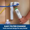 imageGE Under Sink Water Filter Replacement Dual Flow Reduces Sediment Rust ampamp Other Impurities from Water Fits GXK255TBN Under Sink Filtration System Replace Every 6 Months FQK2J 2 FiltersGXK255TBN