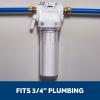 imageGE Whole House Water Filtration System Reduce Sediment Rust ampamp More Install Kit ampamp Accessories Included Filter Not Included Replace Filter FXWTC FXUSC FXWPC FXWSC Every 3 Months GXWH20T