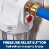 imageGE Whole House Water Filtration System Reduce Sediment Rust ampamp More Install Kit ampamp Accessories Included Filter Not Included Replace Filter FXWTC FXUSC FXWPC FXWSC Every 3 Months GXWH20T