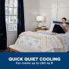 imageGE Window Air Conditioner Unit 5000 BTU for Small Rooms up to 150 sq ft with Manual Adjustable Fan and Cooling Settings Perfect for Small Bedroom or Living Room Easy Install Kit Included WhiteWhite