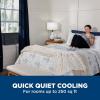 imageGE Window Air Conditioner Unit 5000 BTU for Small Rooms up to 150 sq ft with Manual Adjustable Fan and Cooling Settings Perfect for Small Bedroom or Living Room Easy Install Kit Included WhiteBlack