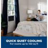 imageGE Window Air Conditioner Unit 5000 BTU for Small Rooms up to 150 sq ft with Manual Adjustable Fan and Cooling Settings Perfect for Small Bedroom or Living Room Easy Install Kit Included WhiteBlack