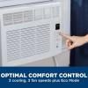 imageGE Window Air Conditioner Unit 5000 BTU for Small Rooms up to 150 sq ft with Manual Adjustable Fan and Cooling Settings Perfect for Small Bedroom or Living Room Easy Install Kit Included WhiteWhite