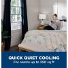 imageGE Window Air Conditioner Unit 5000 BTU for Small Rooms up to 150 sq ft with Manual Adjustable Fan and Cooling Settings Perfect for Small Bedroom or Living Room Easy Install Kit Included WhiteWhite