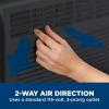 imageGE Window Air Conditioner Unit 5000 BTU for Small Rooms up to 150 sq ft with Manual Adjustable Fan and Cooling Settings Perfect for Small Bedroom or Living Room Easy Install Kit Included WhiteBlack