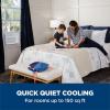 imageGE Window Air Conditioner Unit 5000 BTU for Small Rooms up to 150 sq ft with Manual Adjustable Fan and Cooling Settings Perfect for Small Bedroom or Living Room Easy Install Kit Included WhiteWhite