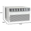 imageProfile AHTR14AC GE Inverter 14000 WiFi Enabled Ultra Quiet Efficient for Large Rooms Easy Installation with Included Kit 14K AC Unit Energy Star White Window Air Conditioner 13500 BTUWhite