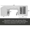 imageProfile PHNT10CC Clearview Air Conditioner 10300 Inverter Technology Ultra Quiet Medium Rooms up to 450 Sq FT Full Window View with Easy Installation EnergyEfficient Cooling 10300 BTU WhiteWhite