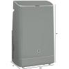 imageGE 10500 BTU Portable Air Conditioner for Medium Rooms up to 450 sq ft 3in1 with Dehumidify Fan and Auto Evaporation Dual Hose Compatible Included Window Installation Kit GreyGray