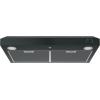 imageGE 30quot Energy Star Certified Under The Cabinet Hood with Convertible Duct Vertical and rear exhaust with 2 Speed Exhaust Fan Reusable Filter and LED Lights in Stainless SteelBlack