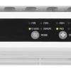 imageGE 6200 BTU Ultra Quiet Window Air Conditioner for Small Rooms and Bedrooms Control Using Remote 6K Window AC Unit Easy Install with Included Kit WhiteWhite