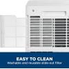 imageGE APMS06BWF DOE Portable Air Conditioner Digital and Remote Control Perfect for Small Size Bedroom or Living Room up to 250 sq ft Easy Install Kit Included New 6000 BTU WhiteWhite