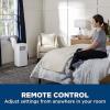 imageGE APMS06BWF DOE Portable Air Conditioner Digital and Remote Control Perfect for Small Size Bedroom or Living Room up to 250 sq ft Easy Install Kit Included New 6000 BTU WhiteWhite