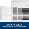 imageGE APMS06BWF DOE Portable Air Conditioner Digital and Remote Control Perfect for Small Size Bedroom or Living Room up to 250 sq ft Easy Install Kit Included New 6000 BTU WhiteWhite