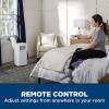 imageGE APMS06BWF DOE Portable Air Conditioner Digital and Remote Control Perfect for Small Size Bedroom or Living Room up to 250 sq ft Easy Install Kit Included New 6000 BTU WhiteWhite
