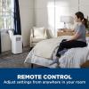 imageGE APMS06BWF DOE Portable Air Conditioner Digital and Remote Control Perfect for Small Size Bedroom or Living Room up to 250 sq ft Easy Install Kit Included New 6000 BTU WhiteWhite